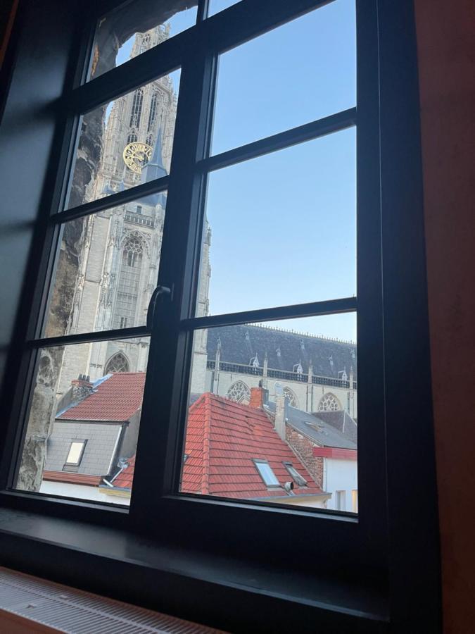 Rooftop Apartment With 60M Terrace Overlooking The Cathedral Antwerpen Exteriör bild