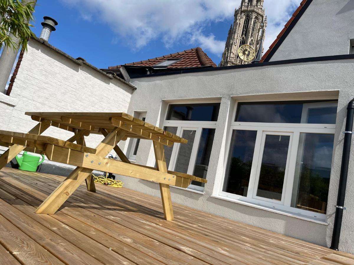 Rooftop Apartment With 60M Terrace Overlooking The Cathedral Antwerpen Exteriör bild